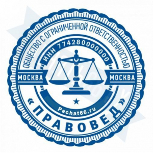 Макет печати для ООО с индивидуальным дизайном №85